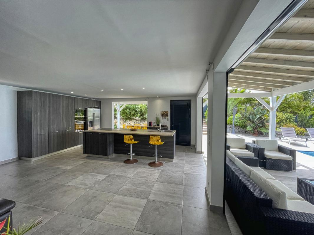Villa Saint François Guadeloupe_cuisine terrasse